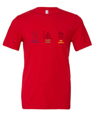 Shape, Build, Sip Unisex Jersey Short Sleeve Tee