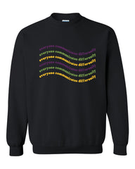 Everyone Communicates Differently Unisex Heavy Blend Crewneck Sweatshirt