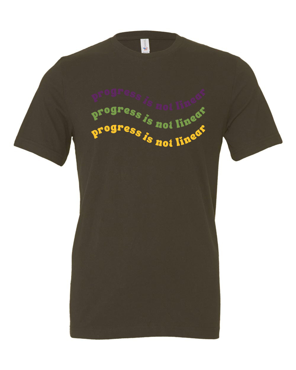 Progress is not Linear Unisex Jersey Short Sleeve Tee