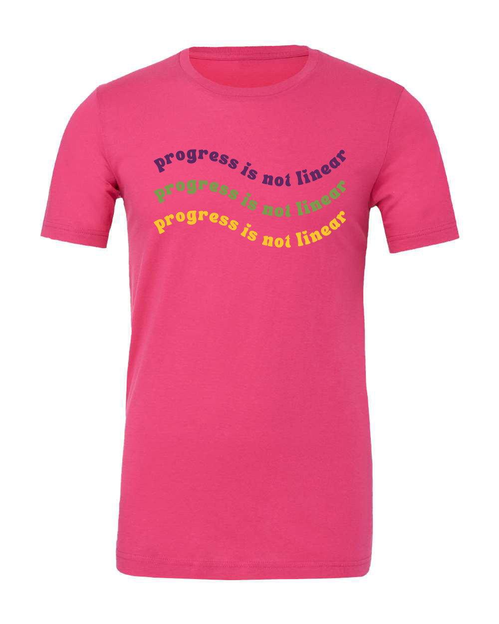 Progress is not Linear Unisex Jersey Short Sleeve Tee