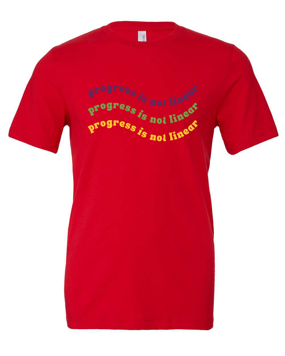 Progress is not Linear Unisex Jersey Short Sleeve Tee