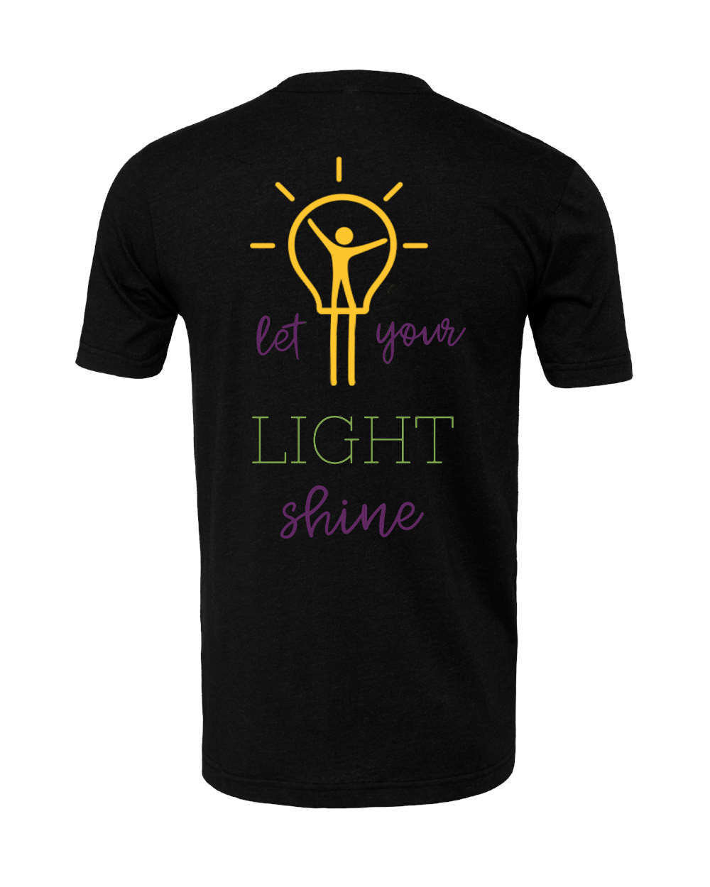 Let Your Light Shine Unisex Jersey Short Sleeve Tee